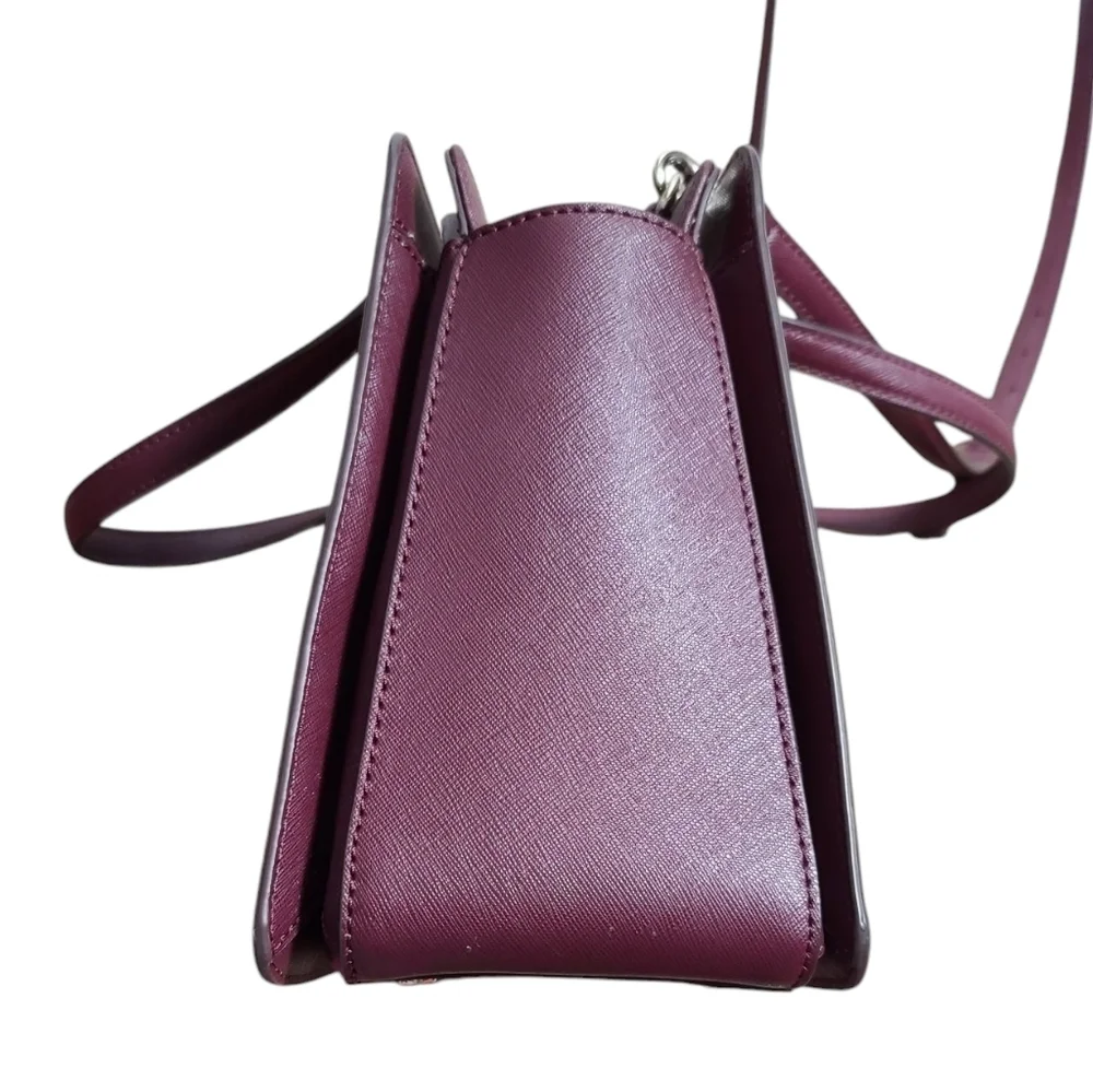 KATE SPADE NWOT Laurel Way Reese Wine 3 compartment Crossbody Purse